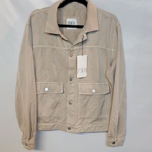 Zara Men's Tan Jacket Size XL